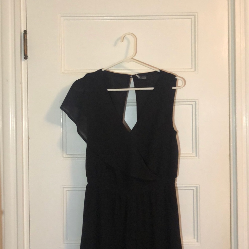 Wide leg asymmetrical jumpsuit